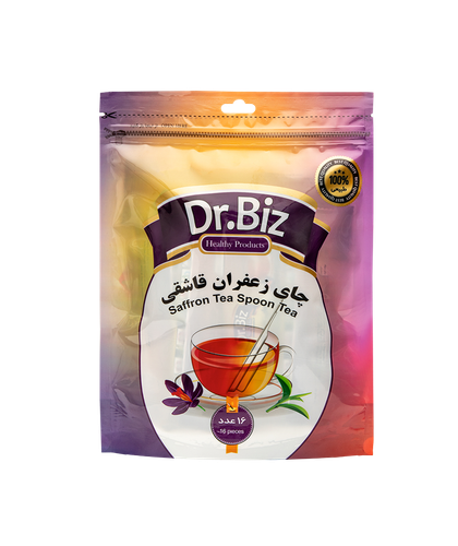 دمنوش چای سیاه زعفرانی قاشقی -۱۶ عددی